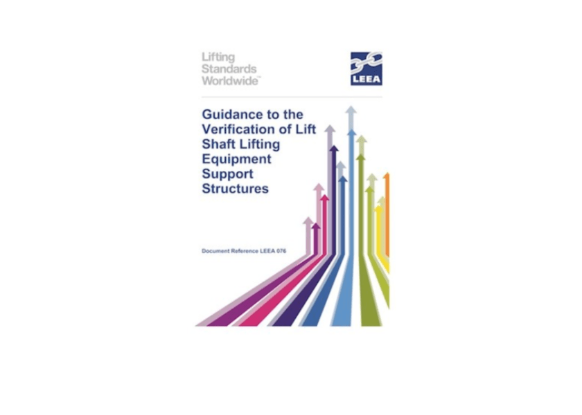 Guidance for verifying lift shaft lifting equipment support structures - image