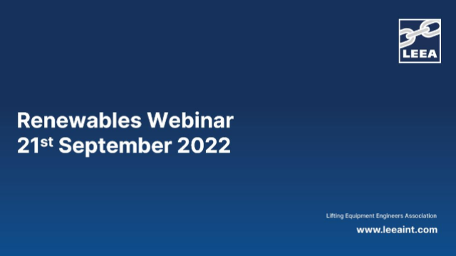 Renewables Webinar - September 2022 Slide Deck